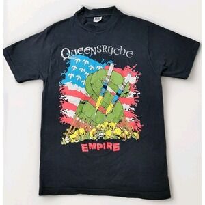 Vintage 1991 Queensrÿche Empire Tour Shirt Men's L Made in USA Band Tee Rock